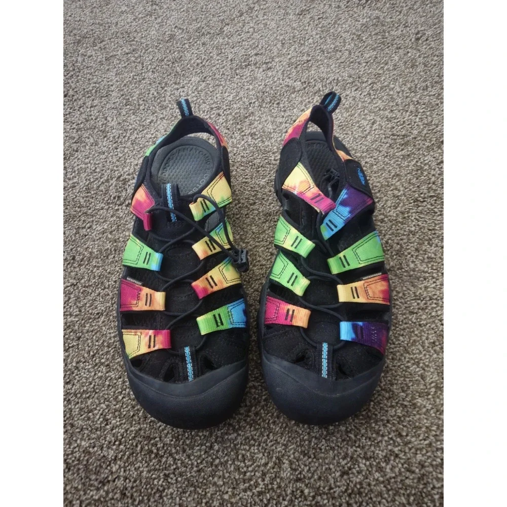 Keen Newport Retro Original Tie Dye Men's Size 11.5 Water Sandals Hiking‎ Shoes